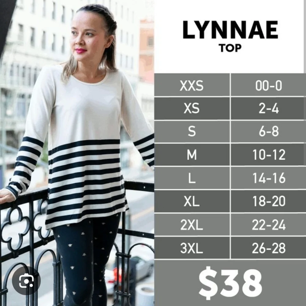 LuLaRoe Lynnae small Long Sleeve T-Shirt - Picture 5 of 5